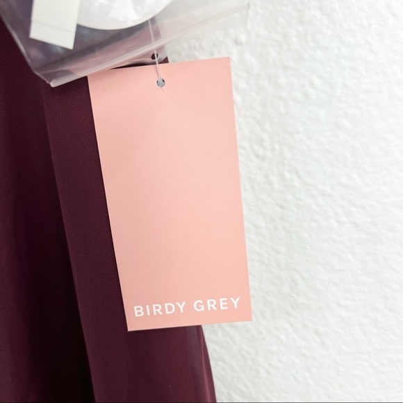 BIRDY GREY Spense Convertible Dress, Chiffon Cabernet, Size Medium, NWT! - Picture 5 of 8
